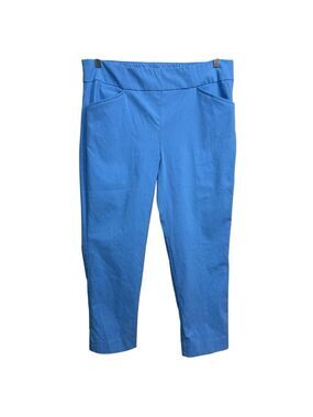 Chico’s Perfect Stretch Blue Cropped Pants Size 3 XL